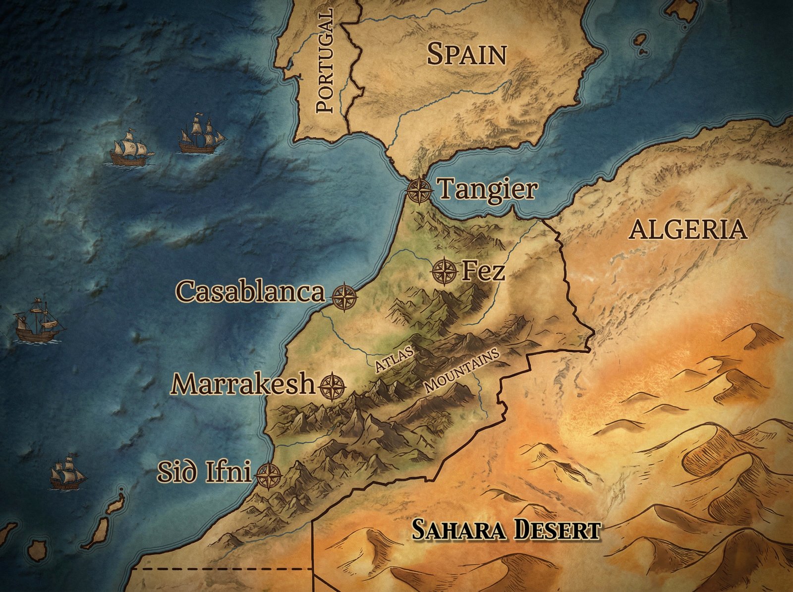 morocco map 2